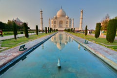 Taj Mahal. Agra, Uttar Pradesh. India royalty free stock photography Taj Mahal. Agra, Uttar Pradesh. India royalty free stock photography