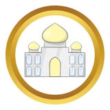 Taj Mahal Indien symbol vektor illustrationer Taj Mahal Indien symbol vektor illustrationer