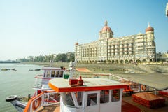 Taj Mahal Palace Hotel in Mumbai lizenzfreie stockfotos Taj Mahal Palace Hotel in Mumbai lizenzfreie stockfotos