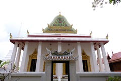 Tajlandzki Królewski sanktuarium Hall od Wata Chaloem Phra Kiat Worawihan obrazy stock Tajlandzki Królewski sanktuarium Hall od Wata Chaloem Phra Kiat Worawihan obrazy stock