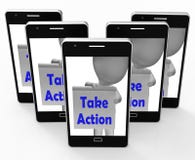 Take Action Sign Means Being Proactive About Change Stock Image Take Action Sign Means Being Proactive About Change Stock Image