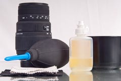 Taking Care Of Your Lenses Stock Photography