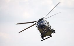 Taktycznego oddziału wojskowego helikopter NH90 zdjęcie stock Taktycznego oddziału wojskowego helikopter NH90 zdjęcie stock