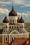 TALLINN, ESTONIA - Russian Orthodox Alexander Nevsky Cathedral royalty free stock images TALLINN, ESTONIA - Russian Orthodox Alexander Nevsky Cathedral royalty free stock images