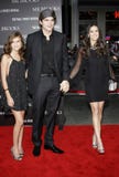 Tallulah Belle Willis, Ashton Kutcher en Demi Moore stock afbeelding Tallulah Belle Willis, Ashton Kutcher en Demi Moore stock afbeelding