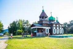 Taltsy ist ein Architektur- und ethnographisches Museum lizenzfreies stockbild Taltsy ist ein Architektur- und ethnographisches Museum lizenzfreies stockbild