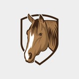 Tamplate del logotipo del caballo libre illustration Tamplate del logotipo del caballo libre illustration