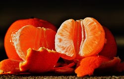 Tangerines, Fruit, Citrus Fruit Stock Photo