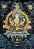 Tangka, arte tradicional de Tibet imagem de stock Tangka, arte tradicional de Tibet imagem de stock
