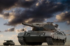 Tank Battle Royalty Free Stock Photo Tank Battle Royalty Free Stock Photo