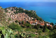 Taormina Panorama (Sicily) Royalty Free Stock Image Taormina Panorama (Sicily) Royalty Free Stock Image