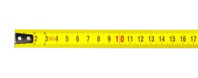 Tape Measure In Centimeters Stock Photos