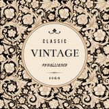 Tappningvektorkort i klassisk barock stil. Fotografering för Bildbyråer Tappningvektorkort i klassisk barock stil. Fotografering för Bildbyråer