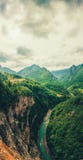 Tara River und die Schlucht und seine Landschaft, in Nord-Montenegro Montenegro, Tara River nahe bei Djurdjevi-Brücke lizenzfreie stockbilder Tara River und die Schlucht und seine Landschaft, in Nord-Montenegro Montenegro, Tara River nahe bei Djurdjevi-Brücke lizenzfreie stockbilder