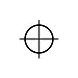 Target, guide icon. Can be used for web, logo, mobile app, UI, UX stock illustration Target, guide icon. Can be used for web, logo, mobile app, UI, UX stock illustration