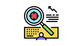 Target Market Research Color Icon Animation Stock Footage - Video of planning, searching: 207646294 Target Market Research Color Icon Animation Stock Footage - Video of planning, searching: 207646294