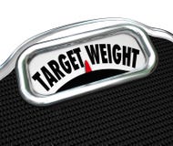 Target Weight Words Scale Healthy Goal Fitness vector illustration Target Weight Words Scale Healthy Goal Fitness vector illustration