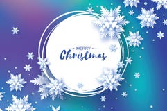 Tarjeta de felicitaciones de la Navidad de la papiroflexia Escama de la nieve del corte del papel Feliz Año Nuevo Fondo de los co ilustración del vector Tarjeta de felicitaciones de la Navidad de la papiroflexia Escama de la nieve del corte del papel Feliz Año Nuevo Fondo de los co ilustración del vector