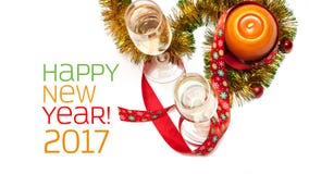 Tarjeta de felicitación del Año Nuevo Fotos de archivo libres de regalías Tarjeta de felicitación del Año Nuevo Fotos de archivo libres de regalías