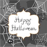 Tarjeta de felicitación de Halloween ilustración del vector Tarjeta de felicitación de Halloween ilustración del vector