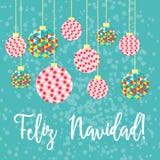 Tarjeta de felicitación de la Navidad del vector ilustración del vector Tarjeta de felicitación de la Navidad del vector ilustración del vector