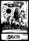 Tarjeta de Tarot de la muerte libre illustration Tarjeta de Tarot de la muerte libre illustration