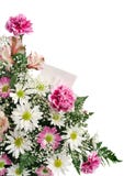 Tarjeta del regalo de la frontera de la flor Tarjeta del regalo de la frontera de la flor