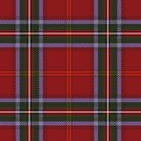 Tartan czerwieni zieleni tkaniny wzór royalty ilustracja Tartan czerwieni zieleni tkaniny wzór royalty ilustracja