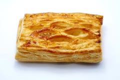 Tarte d'ananas d'isolement sur le fond blanc Photographie stock libre de droits Tarte d'ananas d'isolement sur le fond blanc Photographie stock libre de droits