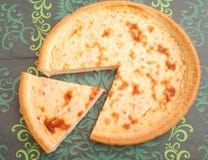 Tarte de lard et de fromage Photo libre de droits Tarte de lard et de fromage Photo libre de droits