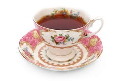 Tasse de thé de vintage photographie stock Tasse de thé de vintage photographie stock