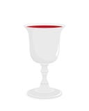 Tasse religieuse de vin pour le kiddush illustration de vecteur Tasse religieuse de vin pour le kiddush illustration de vecteur