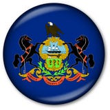Tasto della bandierina della condizione della Pensilvania illustrazione vettoriale Tasto della bandierina della condizione della Pensilvania illustrazione vettoriale