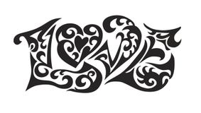 Tatoo di amore di parola Tatoo di amore di parola