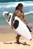 Tatoo surfer stock image Tatoo surfer stock image