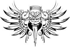 Scary Skull Pattern Royalty Free Stock Image - Image: 16785286