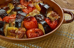 Azerbaijan tava-kebab Stock Image Azerbaijan tava-kebab Stock Image