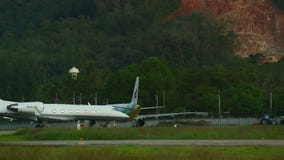 taxiing απόθεμα βίντεο taxiing απόθεμα βίντεο