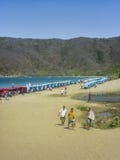 Tayrona parka narodowego Bahia Concha plaża zdjęcie royalty free Tayrona parka narodowego Bahia Concha plaża zdjęcie royalty free
