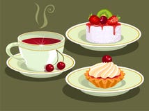 Tea And Cake. Stock Photography Tea And Cake. Stock Photography