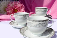 Tea and coffee cups stock photography Tea and coffee cups stock photography
