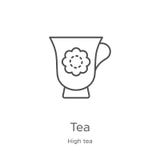 tea icon vector from high tea collection. Thin line tea outline icon vector illustration. Outline, thin line tea icon for website royalty free illustration tea icon vector from high tea collection. Thin line tea outline icon vector illustration. Outline, thin line tea icon for website royalty free illustration