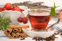 Tea In Red Stock Photography Tea In Red Stock Photography