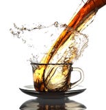 Tea Is Poured Royalty Free Stock Images
