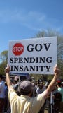 Tea Party Rally Protester on Boston Common