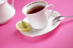 Tea With Lemon Stock Photography