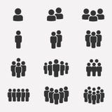 Team icon vector set royalty free illustration Team icon vector set royalty free illustration