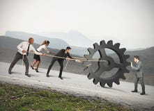 Teamwork of businesspeople stock photography Teamwork of businesspeople stock photography