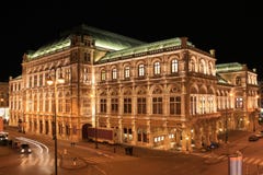 Teatro da ópera 01 do estado, Viena, Áustria fotografia de stock Teatro da ópera 01 do estado, Viena, Áustria fotografia de stock