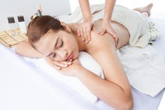 Techniques de massage I Image libre de droits Techniques de massage I Image libre de droits